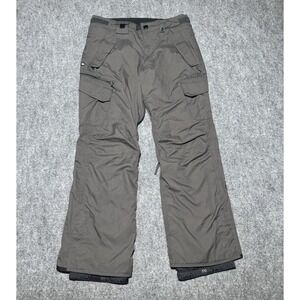 686 Smarty 3-in-1 Snow Cargo Pants Men Small Gray W/ Fleece Liner Detachable